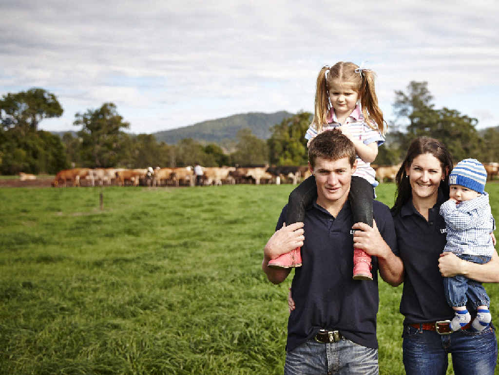 ON THE UP: Kenilworth dairy farmer Chad Parker and his wife Carita are raising their family on the farm and overcoming challenges in the industry. ON THE UP: Kenilworth dairy farmer Chad Parker and his wife Carita are raising their family on the farm and overcoming challenges in the industry.